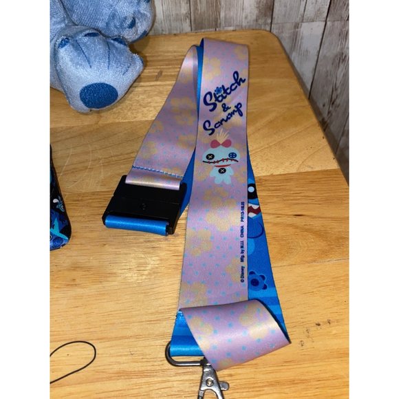 Lot of 4 Disney Stitch items Plush Stuffed Animal Toy Socks Lanyards - Picture 5 of 8